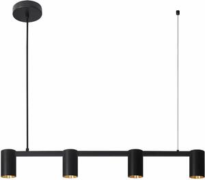 Goldlux Maribel lampă suspendată 4x12 W negru 326171