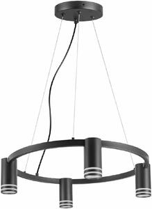 Goldlux Roma lampă suspendată 4x10 W negru 327567