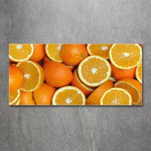 Imagine de sticlă jumătăți ale unei portocale