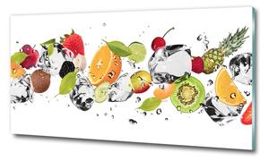 Imagine de sticlă Fructele si apa