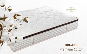 Saltea Ortopedica Green Future Perugia Organic Cotton Pocket Memory 140x200 cm, 7 zone, arcuri invelite, medie, 30 cm, anatomica, husa antialergica