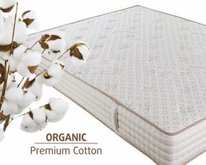 Saltea Ortopedica Green Future Premium Organic Cotton Pocket Memory 160x200 cm, 7 zone, arcuri invelite, medie, 26 cm, anatomica, husa antialergica