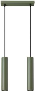 Sollux Lighting Lagos lampă suspendată 2x10 W verde SL.1485