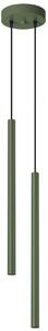 Sollux Lighting Pastelo lampă suspendată 2x8 W verde SL.1519