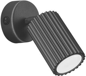 Sollux Lighting Karbon lampă de perete 1x10 W negru SL.1579