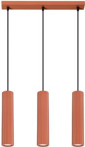 Sollux Lighting Karbon lampă suspendată 3x10 W roșu SL.1632