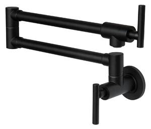 Berg Pot Filler baterie bucătărie perete negru 830135B