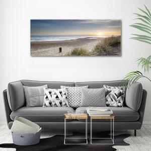 Imagine de sticlă Apus de soare și dune de nisip