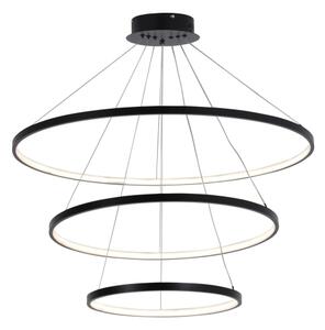 Lustră LED pe cablu LEA LED/60W/230V 4000K d. 80 cm negru