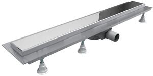 Schedpol Base-Low rigolă duș 80 cm oţel OLSL80/ST-LOW