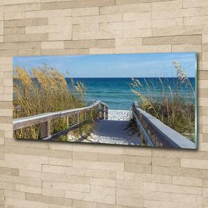 Fotografie imprimată pe sticlă dune de coastă