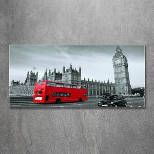 Fotografie imprimată pe sticlă Londra autobuz