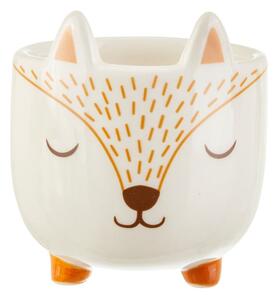 Ghiveci decorativ din piatră pictată manual ø 7 cm Woodland Fox – Sass & Belle