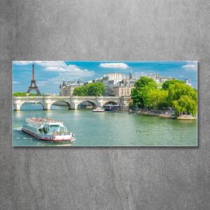 Tablou sticlă Seine din Paris