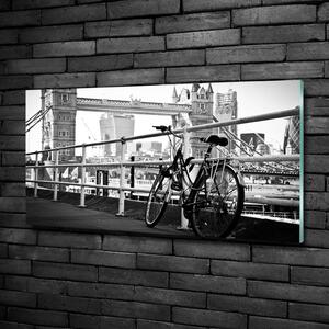 Tablou sticlă Biciclete de la Londra