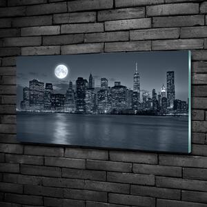 Imagine de sticlă New York, pe timp de noapte