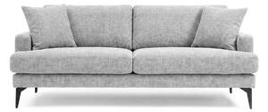 Canapea Fixă AZURRO, 3 locuri, 205x90x85 cm, Verde-Olive-Mystery