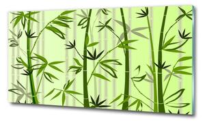 Tablou pe pe sticlă Bambus