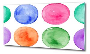 Tablou Printat Pe Sticlă cercuri colorate