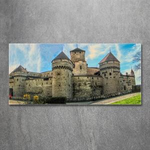 Tablou Printat Pe Sticlă Castelul din Elveția