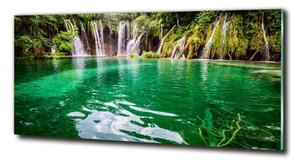 Fotografie imprimată pe sticlă Lacul Plitvice