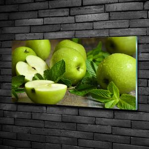 Imagine de sticlă mere verzi
