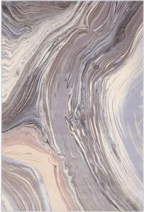 Covor gri din lână 133x180 cm Agate – Agnella