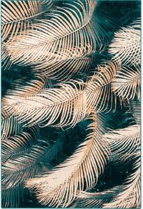 Covor în culoarea petrolului din lână 133x180 cm Areca – Agnella