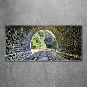 Tablou sticlă tunel feroviar
