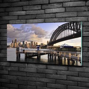 Tablou Printat Pe Sticlă Podul din Sydney