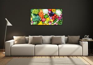 Imagine de sticlă legume colorate
