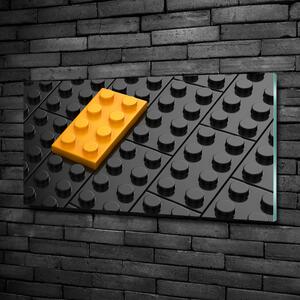 Tablou sticlă cărămizi Lego