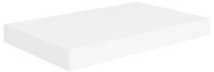 Raft de perete suspendat, alb, 40x23x3,8 cm, MDF