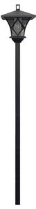 Lampă LED solară de exterior 3 în 1 LED/1,2V 200 mAh IP44 negru