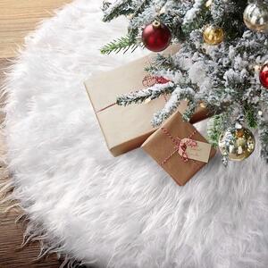 Covoras pentru brad 85 cm Wonderland White Deluxe