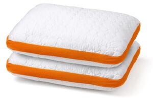 Perna Lux Memory Ortopedic 50x70 Cm Orange 2 bucati