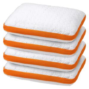 Perna Lux Memory Ortopedic 50x70 Cm Orange 4 bucati