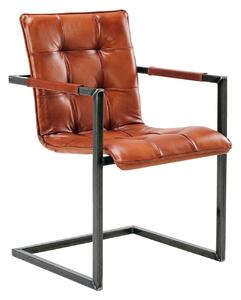Scaun din piele Nomad Mesh DarkBrown