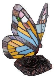 Lampa de masa Tiffany Butterfly h 23 cm