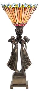 Lampa de masa Tiffany Sisters h 67 cm