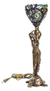 Lampa de masa Tiffany Amfora h 56 cm