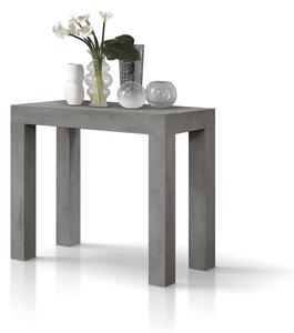 Consola extensibila tip masa ADELLE - GRI CIMENT - 300 cm/90 cm /76 cm - 12