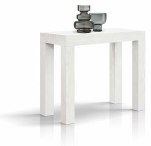 Consola extensibila tip masa ADELLE - ALB FRASIN - 300 cm/90 cm /76 cm - 12