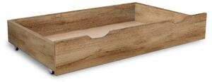 Cutie de depozitare sub pat 98 cm, stejar artisan