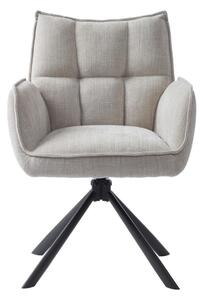 Scaun de dining pivotant Marilla, bej