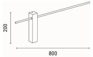 Aplică LED/10W/230V 3000K