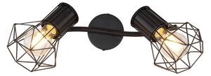 Globo 54017-2 - Lampă spot PRISKA 2xE27/40W/230V