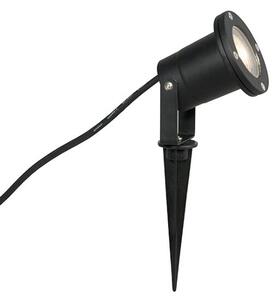 Spot modern inteligent negru cu cablu și ștecher 200cm incl. WiFi GU10 IP65 - Basic