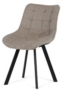 Jídelní židle, béžová, látka, HC-V3068 CAP2
