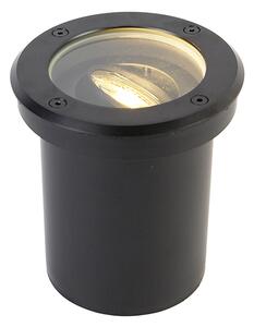 Spot exterior inteligent de sol negru reglabil cu Wi-Fi GU10 - Delux